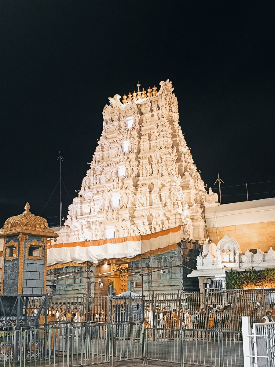 FI_InvestIndia's tweet photo. WANT TO PLAN TIRUMALA BALAJI DARSHAN WITH FAMILY? Read this Fully, Share Widely !!!

- If you are planning Tirumala Darshan, it is best to take ₹300 Special Entry Darshan ticket in advance. The booking gets live on the official TTD (Tirumala Tirupati Devasthanams) between 23rd & 25th of every month. 
- As I write this post, on June 24th, 10 AM, booking for the Sep month will open. Bookings get done in a few minutes, but it gives you enough time if you login by 10 AM. Worth it.
- I would recommend you take the afternoon slot (2 PM or 3 PM) so that it works out well as per the plan I am going to lay out. Also Tues & Wed are the least crowded.
- Once the ticket date and time is fixed, book your transportation from your city to Tirupati. I would recommend to stay in Tirupati for a night. There are many hotels. Choose something near Alipiri Main Road.
- If your darshan is on Tuesday 3 PM, I would recommend you reach Tirupati on Monday afternoon. Check in to a nice hotel and take good rest. There are some nice food places nearby. Uber works well. I have used the Auto Facility in Tirupati and they accept UPI. 
- If you plan to walk up by the Alipiri Route, start on Tuesday morning (assuming Tuesday is the darshan) by 5 AM. Keep your footwear in the hotel itself. Take only some cash with you and your Ticket printout. Keep Original Aadhar with you as well. Take your Smartphone which you can deposit in Tirumala on top.
- The idea is to walk up with as minimum items as possible. However if you want to take a bag, you can send it up using the Free Luggage Counter on the Base of Alipiri Steps. You can collect the same on the top. But I would recommend you travel light. If some elders are coming by bus to the top, they can take that bag with them as well (I have written about the bus facility later in this post)
- There are 3550 steps and you can do it in 3-5 hours depending on your speed and health conditions. There are enough refreshments on the way, good toilet facilities. So don't worry. You can walk all the way up to Tirumala.
- Now, if you cannot walk (especially for elders and seniors), they can take a bus from Alipiri Bus Stand near Bhudevi complex. There are plenty of buses, so don't worry. They need not walk up. The bus take less than an hour to reach the top. They can wait for you there until you get there by walk (assuming that the person reading is planning to walk up).
- If you start the walk by 5 AM, you will be on top by 10 AM. Go to the Annaprasada Bhavan. Free Prasadam is served for lakhs of devotees. Ask your elders to have their bhojan there which runs until 10.30 AM. You can join them for the same.
- If few have taken bus and some of you are walking, you can regroup either in the Annaprasada Bhavan or the Varaha Swamy Temple. I am saying this so that you won't get lost. These landmarks are easy to identify.
- Once you have taken the Prasadam, you can take a dip in the Swamy Pushkarini. Just sprinkle some water. If you want to take a quick bath, you can do so. But then, you will have to carry some clothing etc.
- Now, stand in the queue to have darshan of Varaha Swamy. It might take some time but very very powerful.
- It should be post 12 PM by now. You can have a quick Bhojan again in Annaprasada Bhavan if you want. Else proceed to the ₹300 queue. You can go there a bit earlier than your slot. Stand for darshan.
- You need to strictly follow Indian dress code in the complex. You can find about it online. I recommend wearing proper Indian traditional clothes (they wont allow otherwise)
- Your darshan should take anywhere between 5 to 8 hours depending on the crowd.
- Once darshan is over, proceed to laddu counter. Using your token you can get your laddus and with aadhar, some additional laddus. Keep change for taking laddu bag.
- Have Bhojan again and then take the bus to Tirupati. Rest and leave the next day !!!

Hope this helps. Share Widely to benefit all.

Govinda Govinda 🔥🔥🔥 

#FI