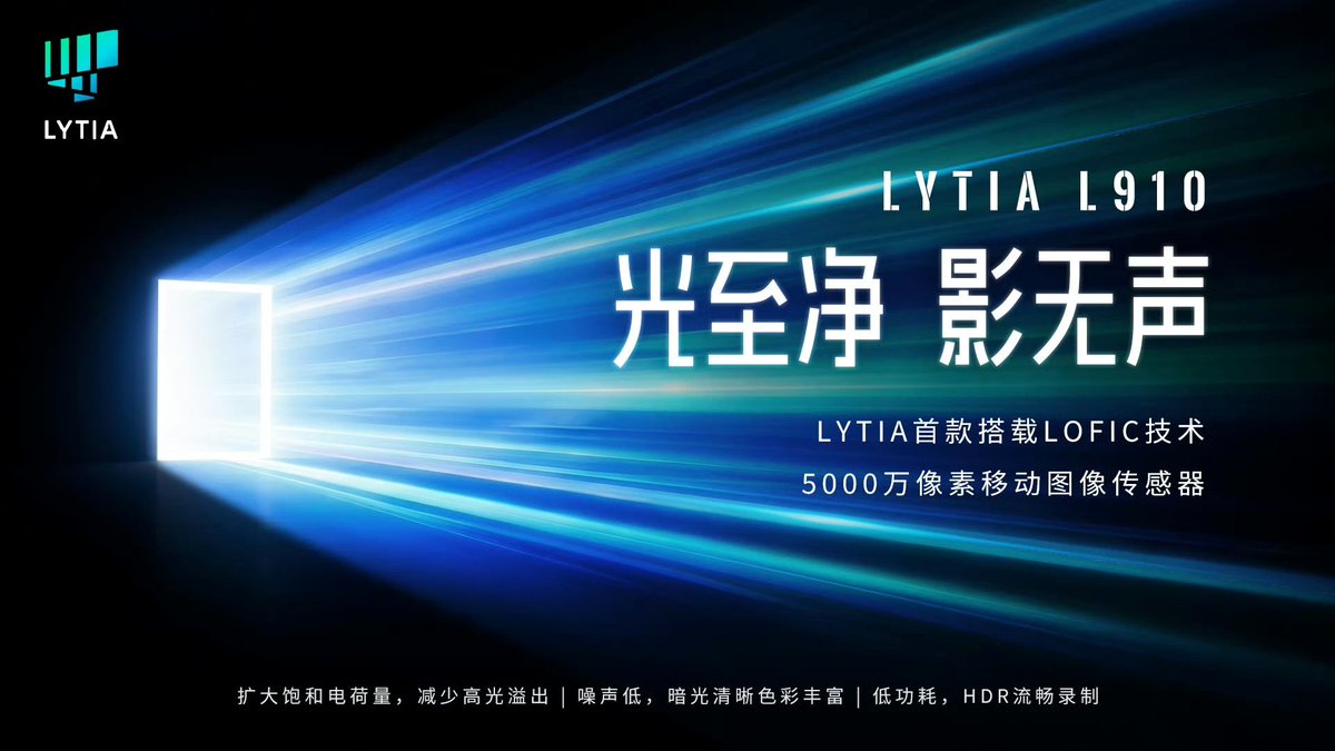 TechHome100's tweet photo. Sony LYTIA L910 
50MP - 1/1.28" - 1.22μm - LOFIC 

LYTIA's first 50MP image sensor with LOFIC technology

🔸 Increased Saturation Charge : 
Improved charge capacity for more natural highlight transitions
🔸 Wide Dynamic Range :
Reduced overexposure in highlights and underexposure in shadows, improving image performance under strong light 
🔸 Low Readout Noise :
Enhanced detail in low-light scenes, resulting in cleaner images and lower noise
🔸 Low Power Consumption :
Continuous 4K 60FPS HDR Video Recording, smooth and stable for extended periods
#Sony #LYTIA