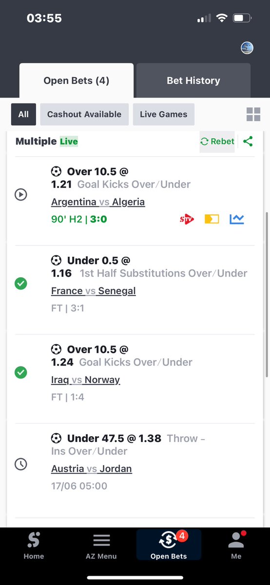 UsM4411's tweet photo. There is no way e go take better for Argentina and Algeria, for whole 35mins this people no see any shot shoot 💔 https://t.co/Pa50oefT7r