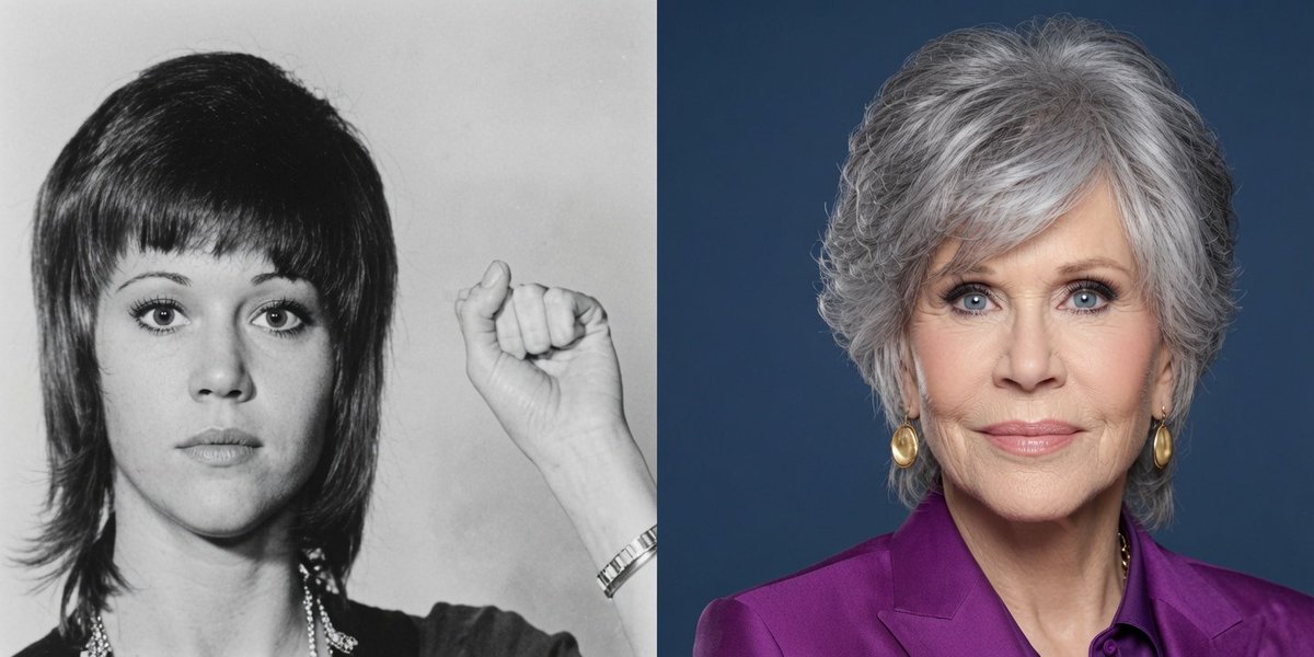 SaltyGoat17's tweet photo. Jane Fonda was a traitor to this country then...

And she's a traitor to this country now!!

Anyone disagree? https://t.co/nfV5KzzGo8