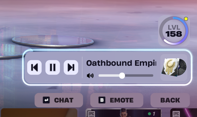 vRetoipv's tweet photo. That music starts playing EVERY time I launch the game... weird... 🤔
#Fortnite #Oathbound #Geno https://t.co/0ty4vTiqdC