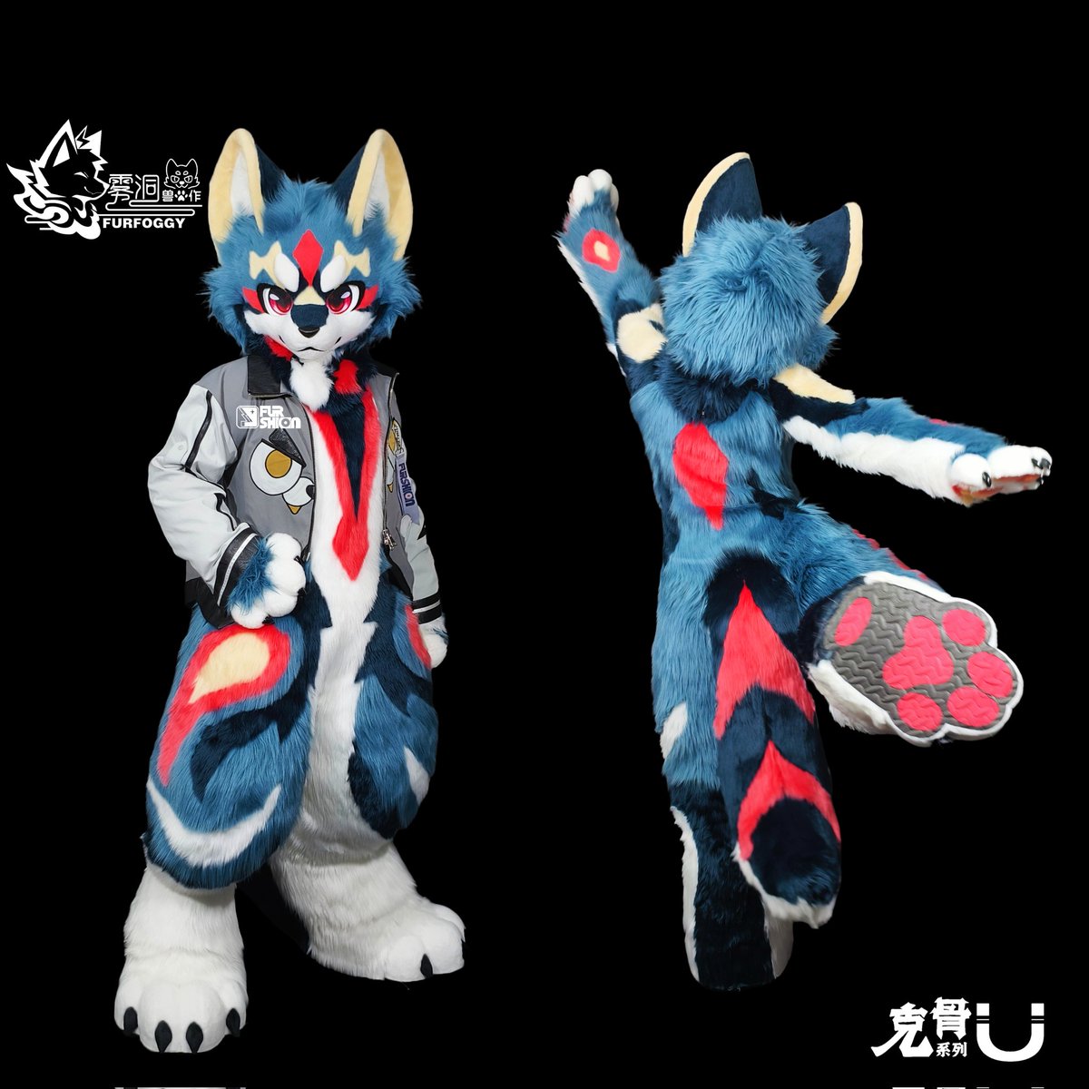 KIRI_HIROSHI's tweet photo. 【fursuitwork】黯界
Its owner is  @SparkyFen
thanks for liking my work!
This work belongs to 【KG·U】 series.
tag：#fursuit #fursuitmaker #furrycommission #kemono #fursuits #FURFOGGY https://t.co/XecXn9u1n1