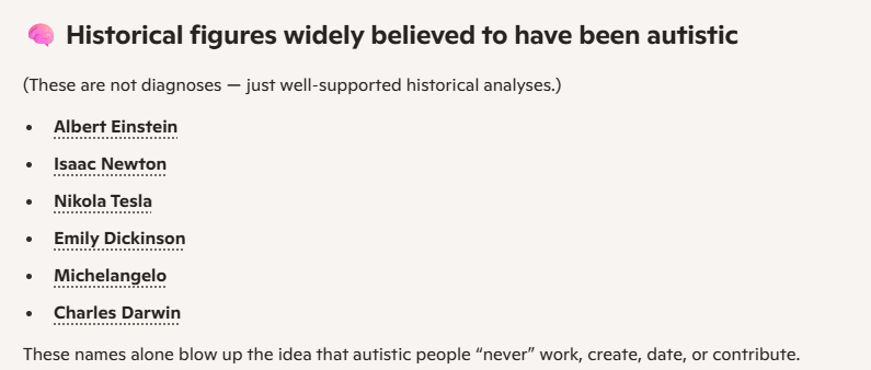 MarieRovitti's tweet photo. @factpostnews @RobertKennedyJr Wild claim,Zero evidence &amp; completely wrong. Autistic people work,date,write, create &amp; live full lives. Saying they never will isn’t science. It’s just fearmongering dressed up as expertise. Autistic people are shaping science,art, activism &amp; culture. I https://t.co/YjoFka6hfQ