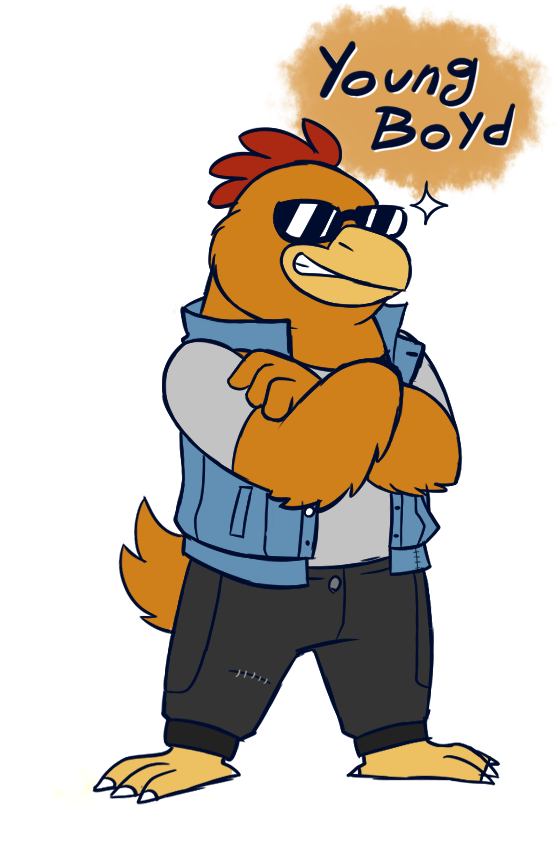 COWCATGames's tweet photo. Boyd cool before he was real cool 🐥 https://t.co/IyiCfemy3Y