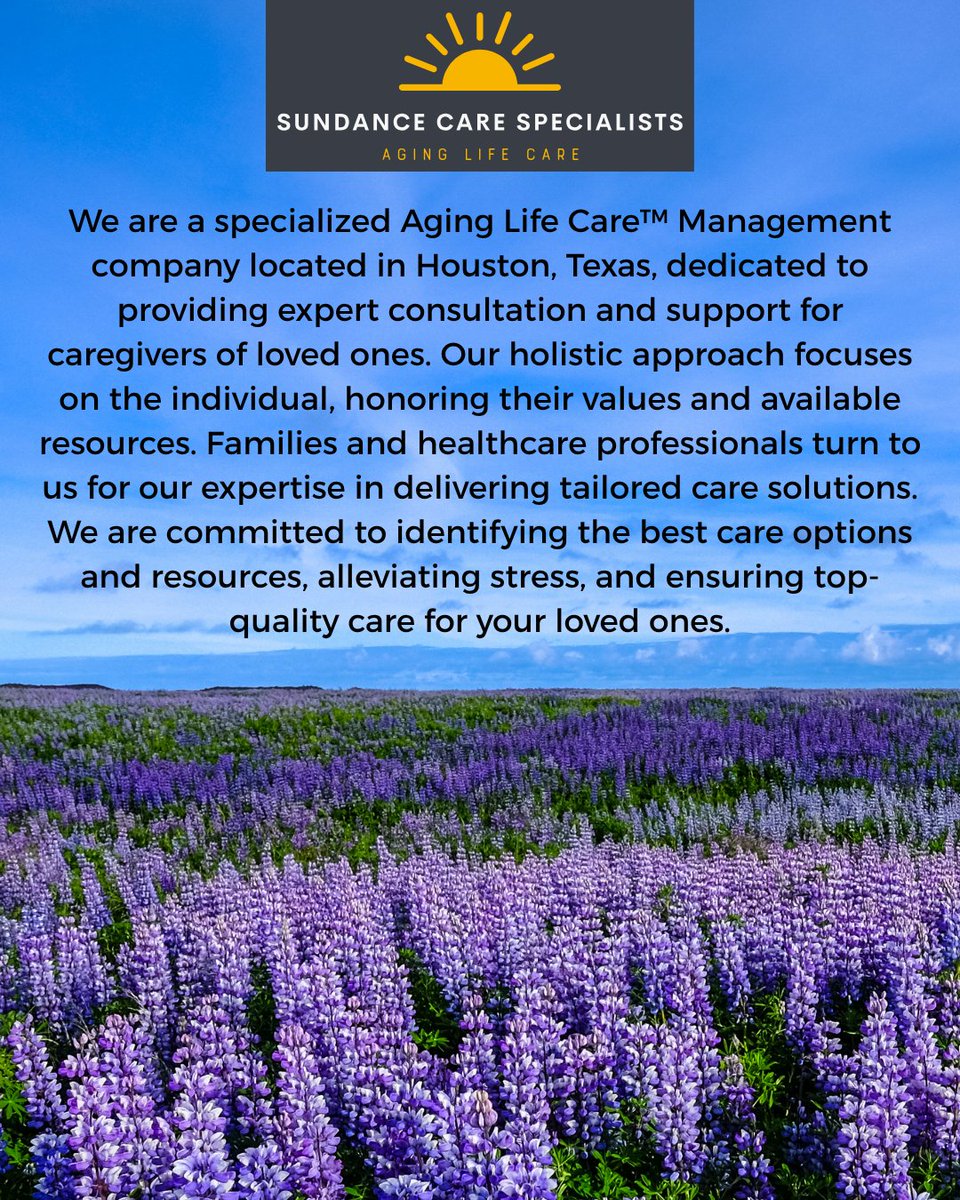 SundanceCare's tweet photo. #aginglifecaremanager #AgingLifeCare #sundancecarespecialists #HolisticWellness #advocacy #advocate #seniors #caregiving #alzheimershouston #alzheimersassociation #dementiacare #wellnesscheckup #wellnesschecks #geriatriccare #CareManager #caremanagement https://t.co/7xdm1rFbAX