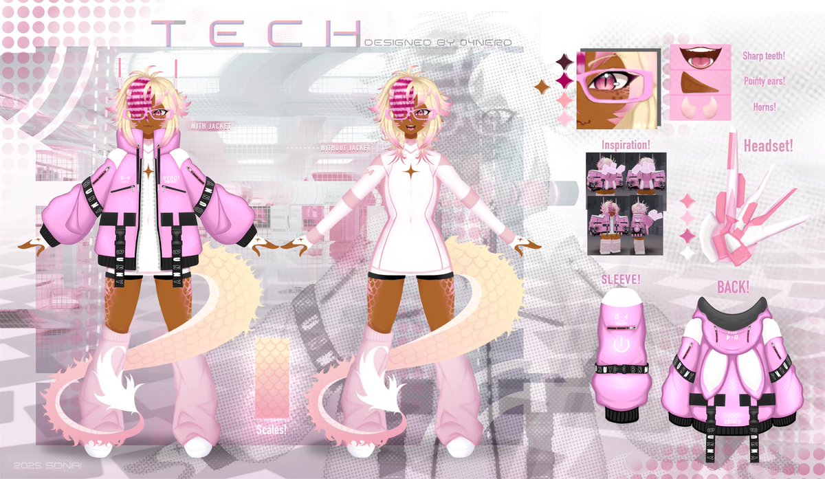 04Nerdz's tweet photo. ◤◢◤◢◤◢◤◢◤◢◤◢◤◢◤◢
⎚⩊⎚ Tech! Official references sheet!

⏻Digital Cyber Dragon!🐉💿🌸

✦ vgen :https://t.co/cSuJlyS8qZ
✦ twitch :https://t.co/oXBwqSr4IQ
✦(NEW MAIN) twitter:https://t.co/QCYmXjNsOa
✦ tiktok:https://t.co/scjrxRkMnM

I’ll update this soon.✦ https://t.co/PO8v1mGhcD