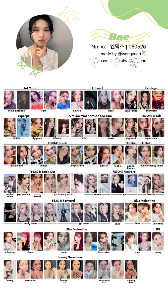 wongyuart's tweet photo. 🧸[엔믹스/NMIXX] 'HEAVY SERENADE' ALBUM PHOTOCARD TEMPLATE UPDATED!
- feel free to use!
- HD drive link above
- final update ౨ৎ

#엔믹스 #NMIXX #LILY #BAE #KYUJIN #SULLYOON #HAEWON #JIWOO https://t.co/1n3mXfoljF