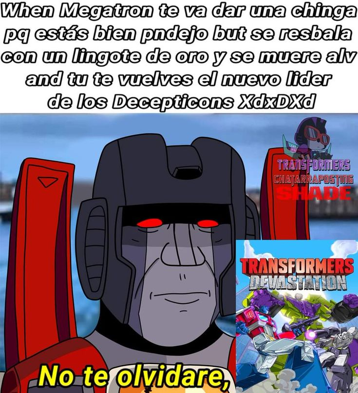 Transformers fans out context and memes tweet media