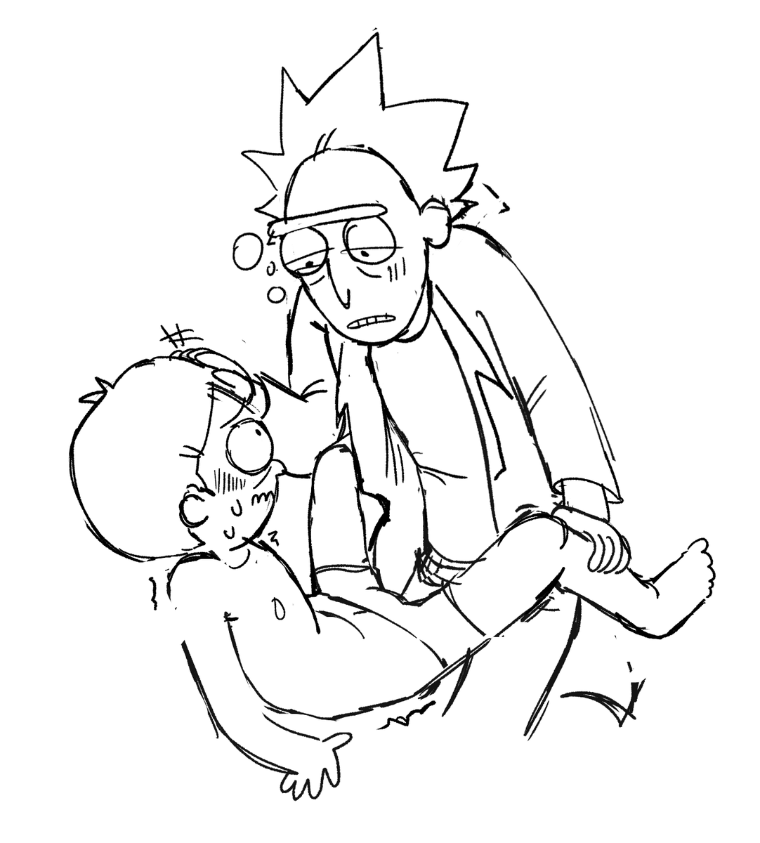mik99rat's tweet photo. ricks drunk again #rickorty https://t.co/OIrgAsxRXL