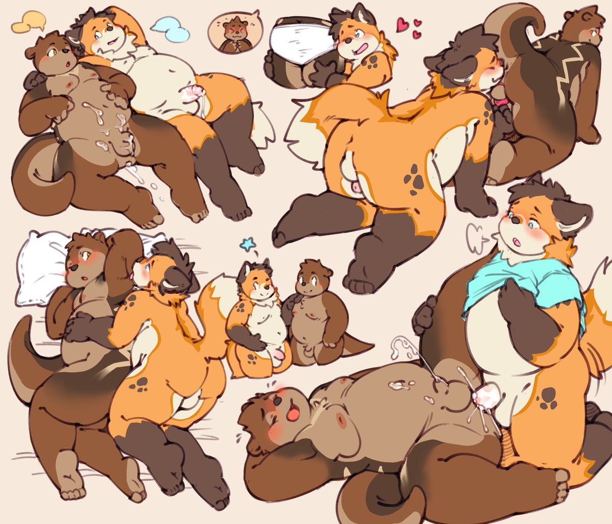 underbelly__'s tweet photo. Sketch page for Tokala!! 🧡🤎 https://t.co/qCYMsSqJPM