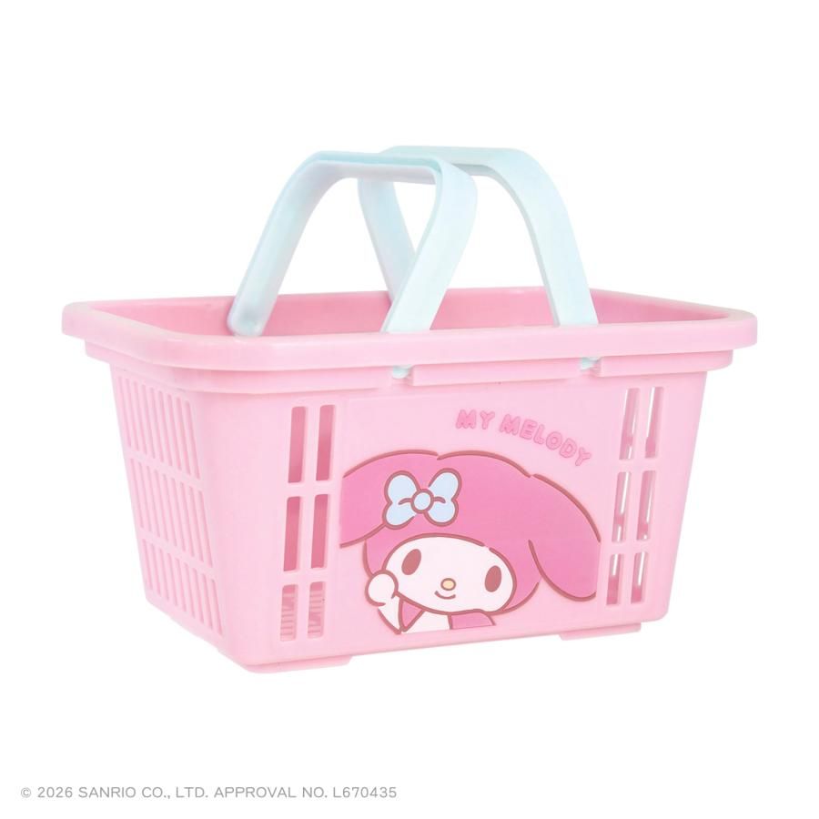 マイメロディ　マイメロ　ワイヤー　バスケット　かご　My Melody ティーズファクトリーの新着情報！ マイメロディ グッズ バスケット