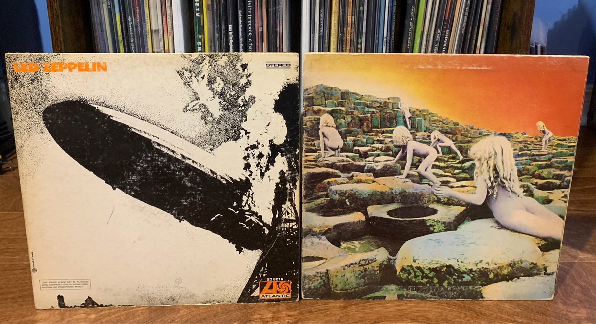 NeedleOfSteel's tweet photo. Led Zeppelin Twofer!🤘🏻
Led Zeppelin &amp; Houses of the Holy 
#vinylrecords #TwoferTuesday https://t.co/Gcrl9erTsL