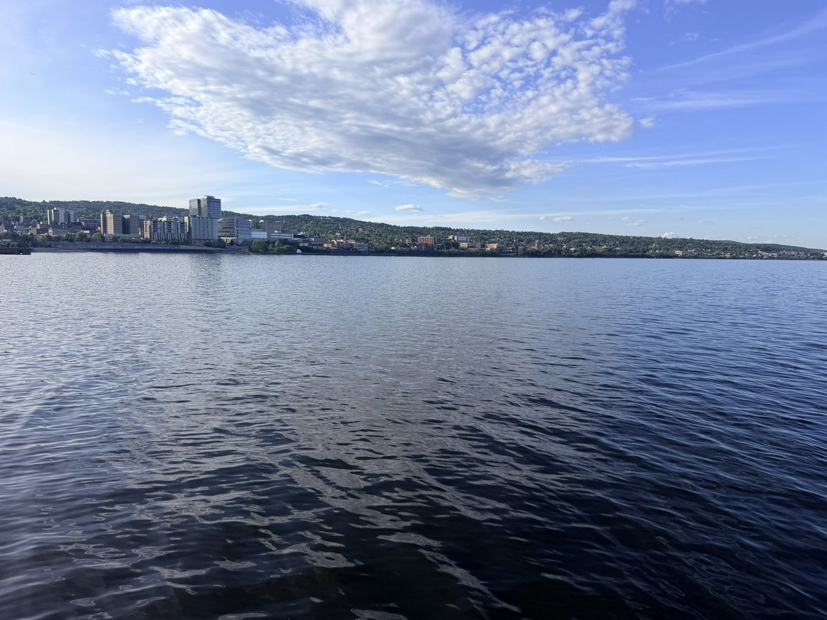 thome52's tweet photo. Some lakes are good, some are better. This one is great. I’d even say it’s Superior to all of the other lakes. 
#Duluth https://t.co/3kr7rCrN23