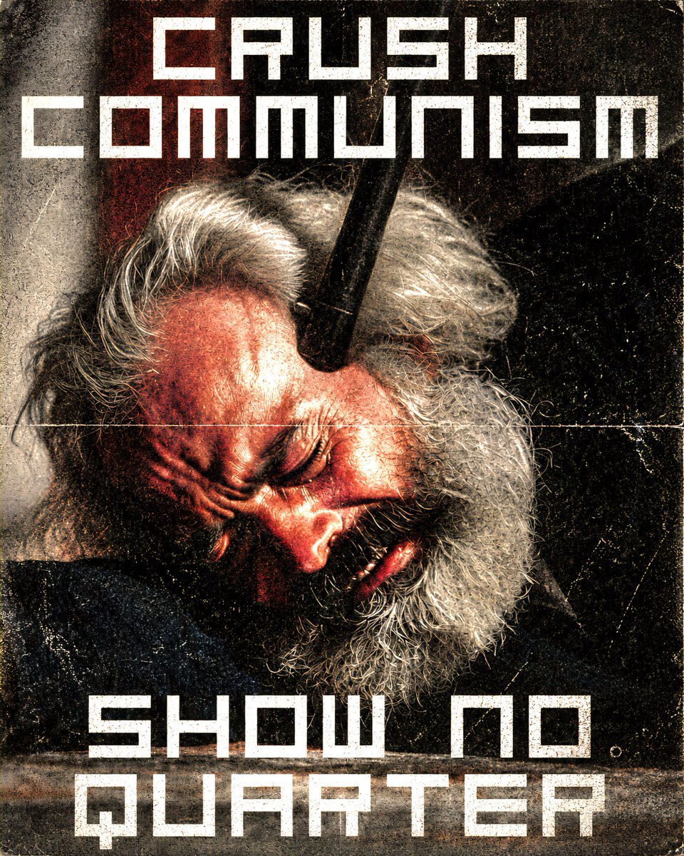 linqsikks's tweet photo. Crush Communism.

Show No Quarter.

Karl Marx — Adulterer, Racist, And Satanist Who Hated Humanity:
https://t.co/C0kiym3Grm

Communist Ideological Subversion:
https://t.co/O574NXTjdD

Comintern:
https://t.co/EfisNpAInY

Communist Justice:
https://t.co/VlpmHfD4W2 https://t.co/vHdLLlw2Eh