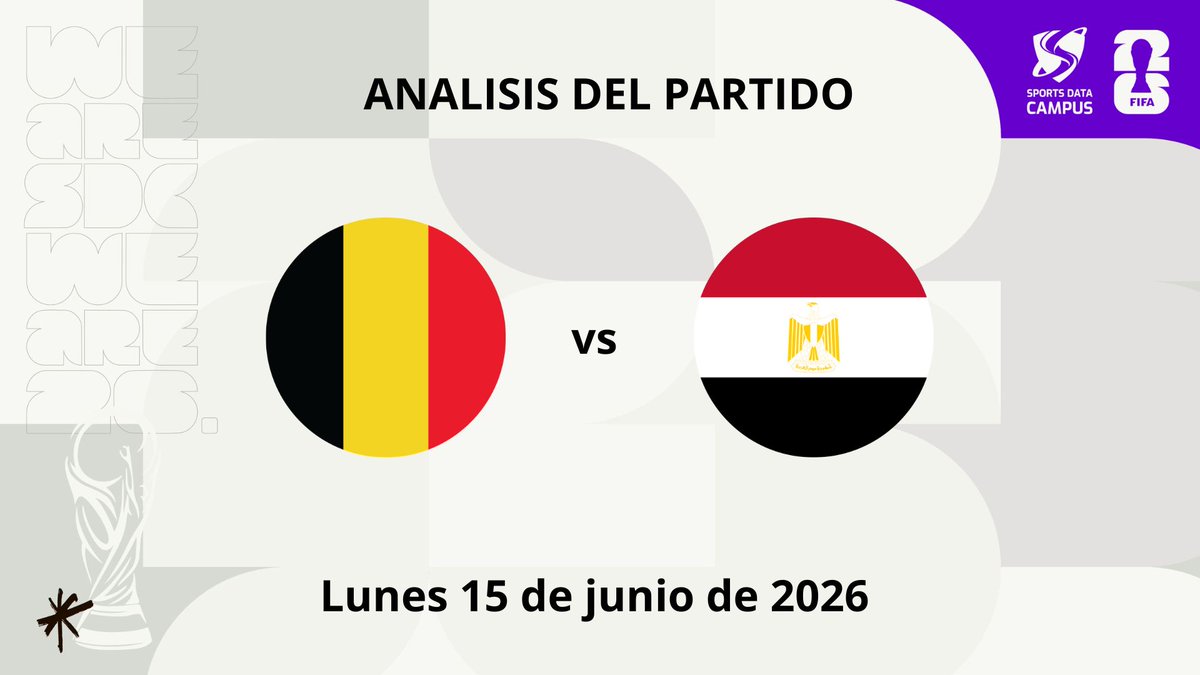 LauraBlancoPF's tweet photo. 🇧🇪 1-1 🇪🇬 | Bélgica vs Egipto
1.19 vs 0.82 en xG. 
Marmoush vs Ngoy 
Grupo G abierto tras la jornada 1.

https://t.co/4hi2nCvY8Y

@SportsDataCamp | Bruno Nunes, Joao Miranda, Laura Blanco and Mohammed Reda
#ElMundialdelosDatos #Mundial2026 #DataAnalytics https://t.co/BCV1j1RedE