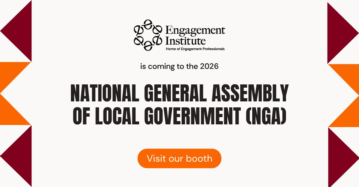 EngageInst's tweet photo. We’re heading to the 2026 ALGA NGA — make sure to stop by and say hello at Booth 47!

🗓️ 23 June – 25 June
📍National Convention Centre, Canberra

#EngagementInstitute #CommunityEngagement #StakeholderEngagement #Engagement #LocalGovernment https://t.co/Ne2p3snVIc