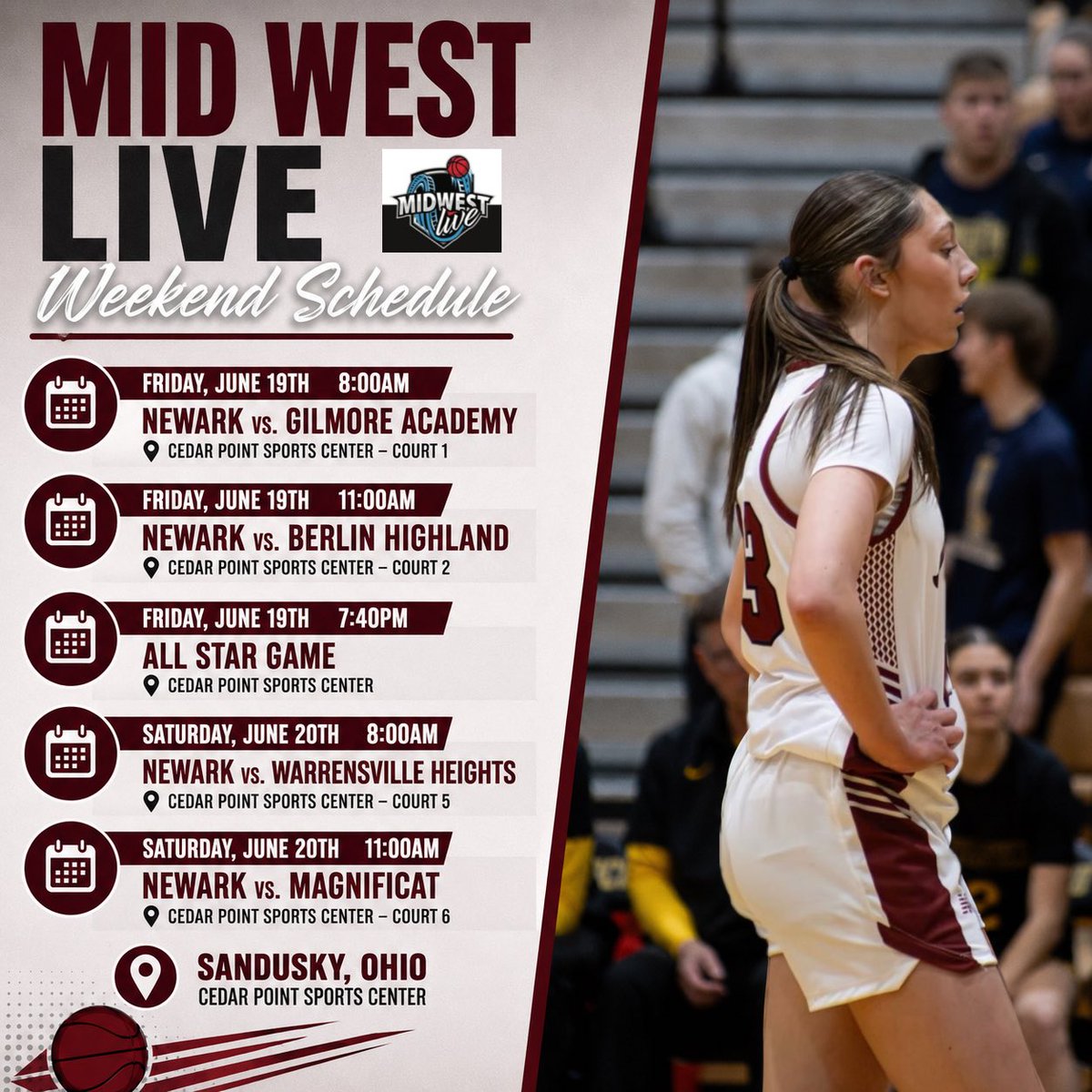 LeahEckenrode's tweet photo. Canโt wait to compete this weekend!!!#MidWestLive #CedarPoint @wildcats_wbb https://t.co/ECgnuy59rI