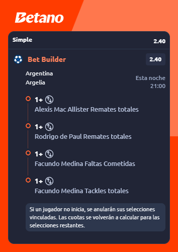scvstro's tweet photo. 🇦🇷 Argentina vs Argelia🇩🇿
🟡 Builder Estadísticas (2.4):
Esta será la build de jugadores con la que voy en el partido. Media jugando de lateral izquierdo y viendo sus estadísticas creo que es viable que se den ambas. https://t.co/ZEFydpgbgN