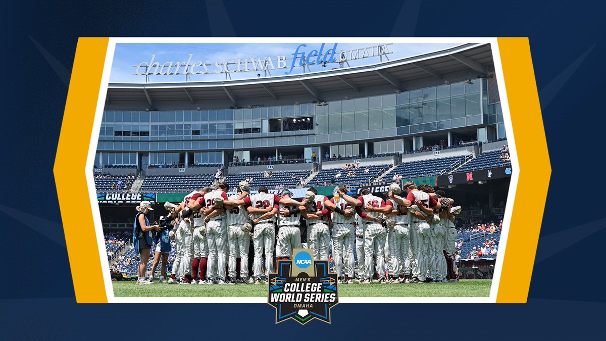 SunBelt's tweet photo. 𝗔 𝗚𝗥𝗘𝗔𝗧 𝗖𝗛𝗔𝗣𝗧𝗘𝗥.

@TroyTrojansBSB concludes storybook season with chapter at @NCAABaseball College World Series. ☀️⚾️

📰 » https://t.co/MaSPsICFfd https://t.co/6jw9V1pUm0