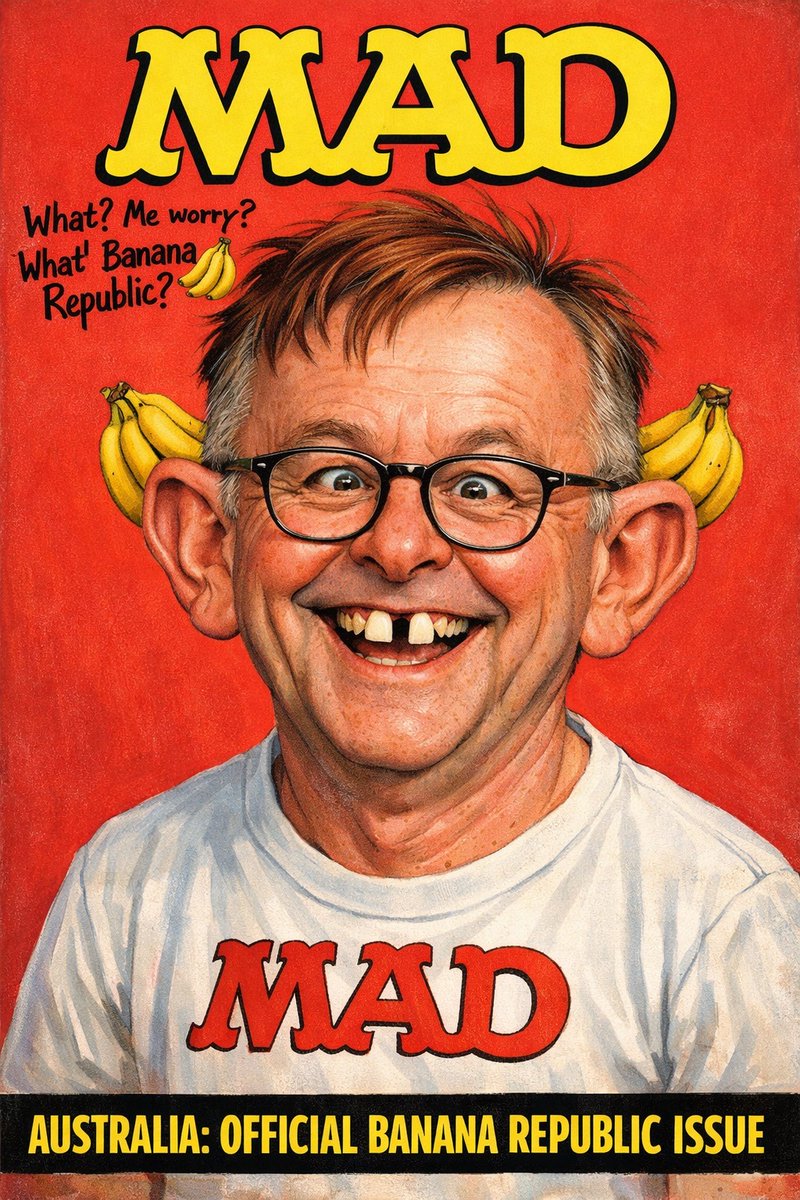 BankReformNow's tweet photo. @GeoffWilsonWAM Speaking of a banana republic Geoff - Prime Minister Albo is doing his best turning Australia into one  >> https://t.co/hGd36ez33y 

Congrats on your successful gathering yesterday mate.

#boycottpollies #auspol https://t.co/x362VMfI2f