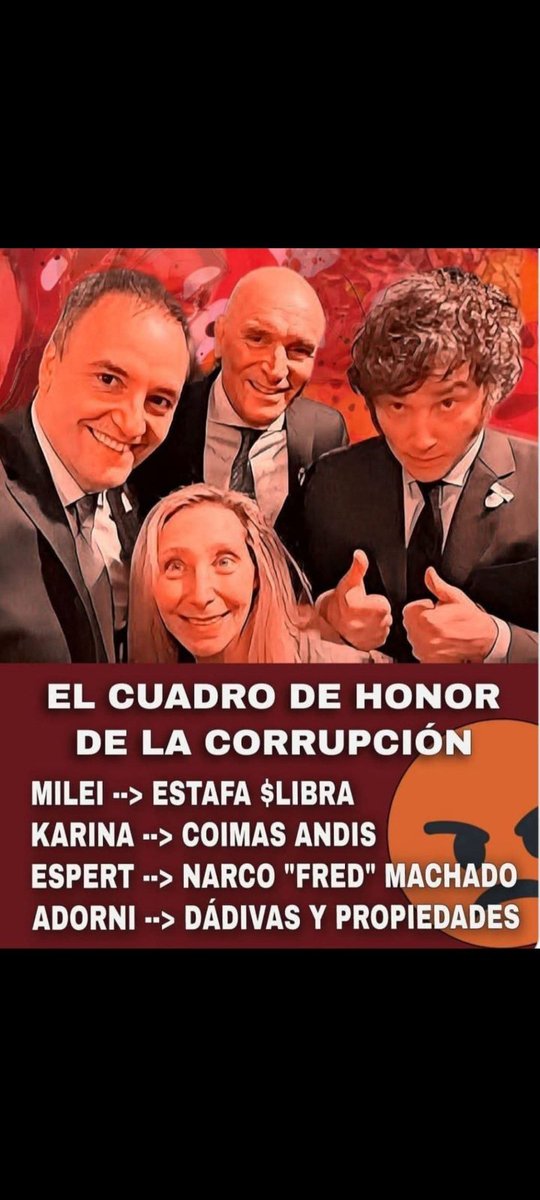 FGrela's tweet photo. @SilSoWhat TODOS CHORROS. https://t.co/kErRP7J36Q