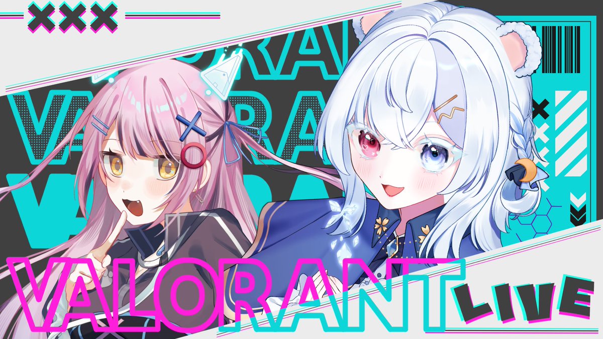 yura_hakuya's tweet photo. おはようございます〜☀️
本日20時〜にいるちゃんとVALORANT！
遊びに来てくれたら嬉しいです🧸⋆꙳
待機所‣‣https://t.co/Jy9Pu1T5A1 https://t.co/nIemzcOXNf