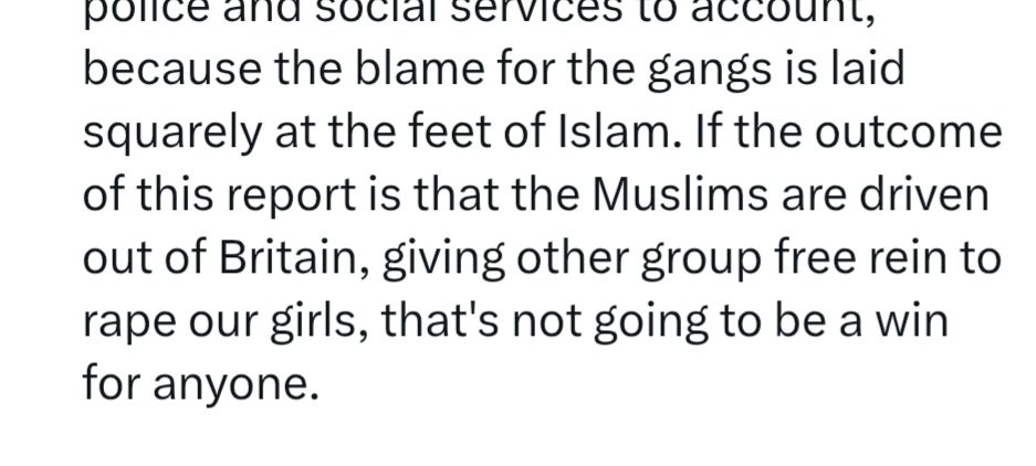ThistlyBits's tweet photo. @Donna_Rachel_ Sure, the only reason we don't see marauding gangs of Buddhists and Hare Krishnas mass raping children is because the Muslims got in there first and bagged all the kids for themselves. Jesus Christ... https://t.co/dOoaMKNiG6