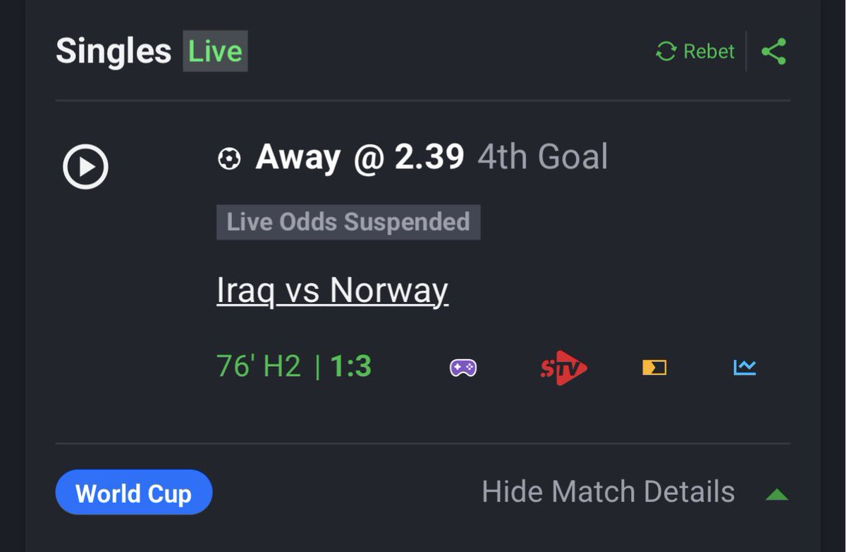 hellvis080's tweet photo. @Flavouranking1 Na who watch match day see something ooo ✅😂 https://t.co/p5hZpKlXQo