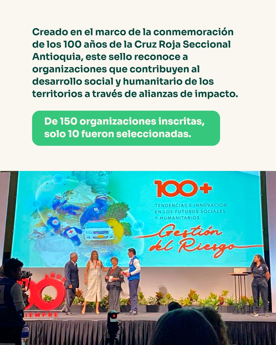 Mineros_sa's tweet photo. Recibimos el Sello Humanitario de la @CruzRojaAntioq. 🏅
Un reconocimiento que refleja el trabajo que, desde la Fundación Mineros, hacemos junto a las comunidades del Bajo Cauca para construir desarrollo inclusivo y sostenible. https://t.co/HomlLnppxn
