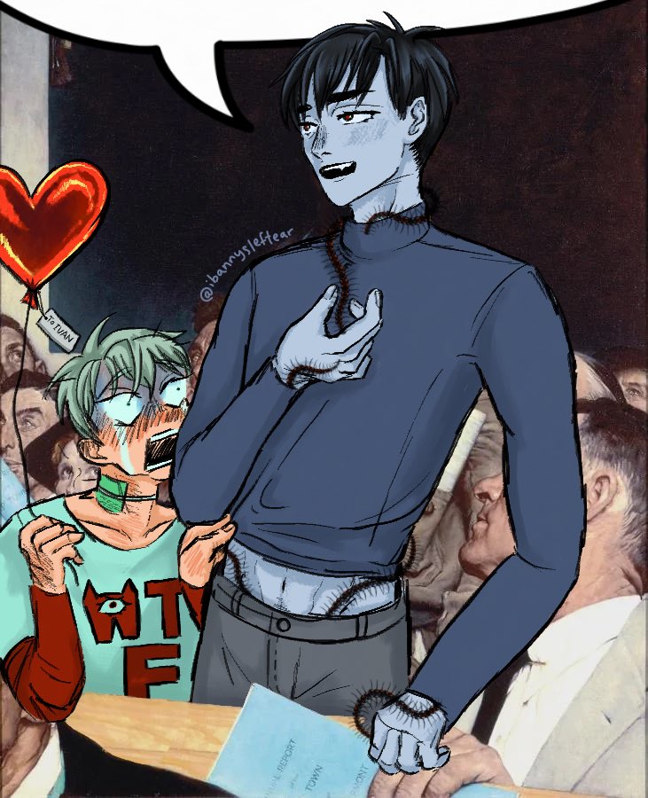 ibannysleftear's tweet photo. I saw people hoping that Ivan cannibalizes Till in Zombie Stage but I actually want Till to eat Ivan instead. Being eaten fits better with ivan’s “my wish to live in you like a parasite” and i think he would like the idea of being inseparable, completely absorbed into Till- https://t.co/Y5ycqJRSp0