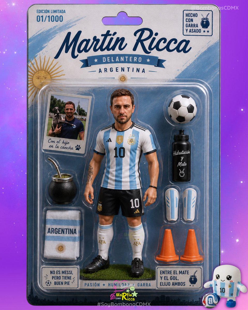 BombonasCDMX's tweet photo. ¡Dale, dale ohhh! ⚽️😎 Listas para apoyar a nuestro muñeco @martinricca1 y a su @afaseleccion ¡Vamoo #Argentina! 👊🎉 

#SoyBombonaCDMX #MartínRicca #ARG #WorldCup https://t.co/TWjPtHw3sG