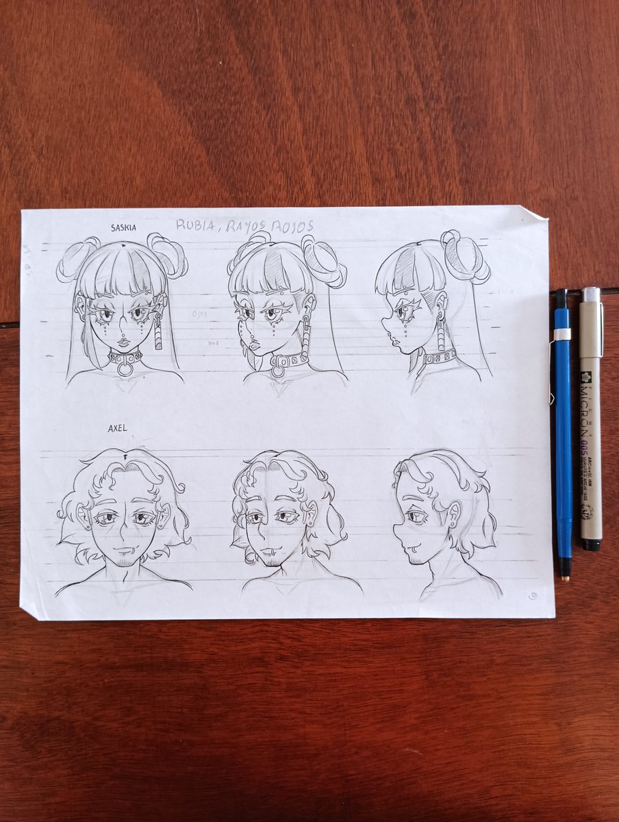 _elicc_a's tweet photo. WIP
Conceptos iniciales de unos personajes que estoy haciendo por diversión P:
#Sketch #ocdrawing #traditionalart https://t.co/6M03ZqMr0W