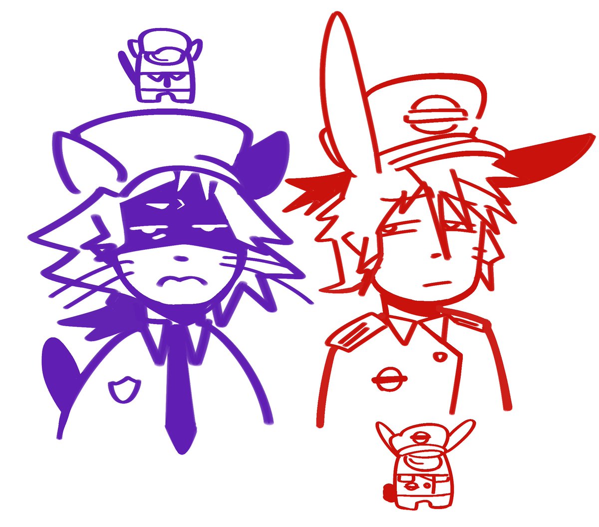 STRNGL0VE's tweet photo. kitty purple and bunny red doodles
#amongus #amongusshow #amongusseries #amongustvshow #camcap #redpurp https://t.co/LkkNdBLQy4