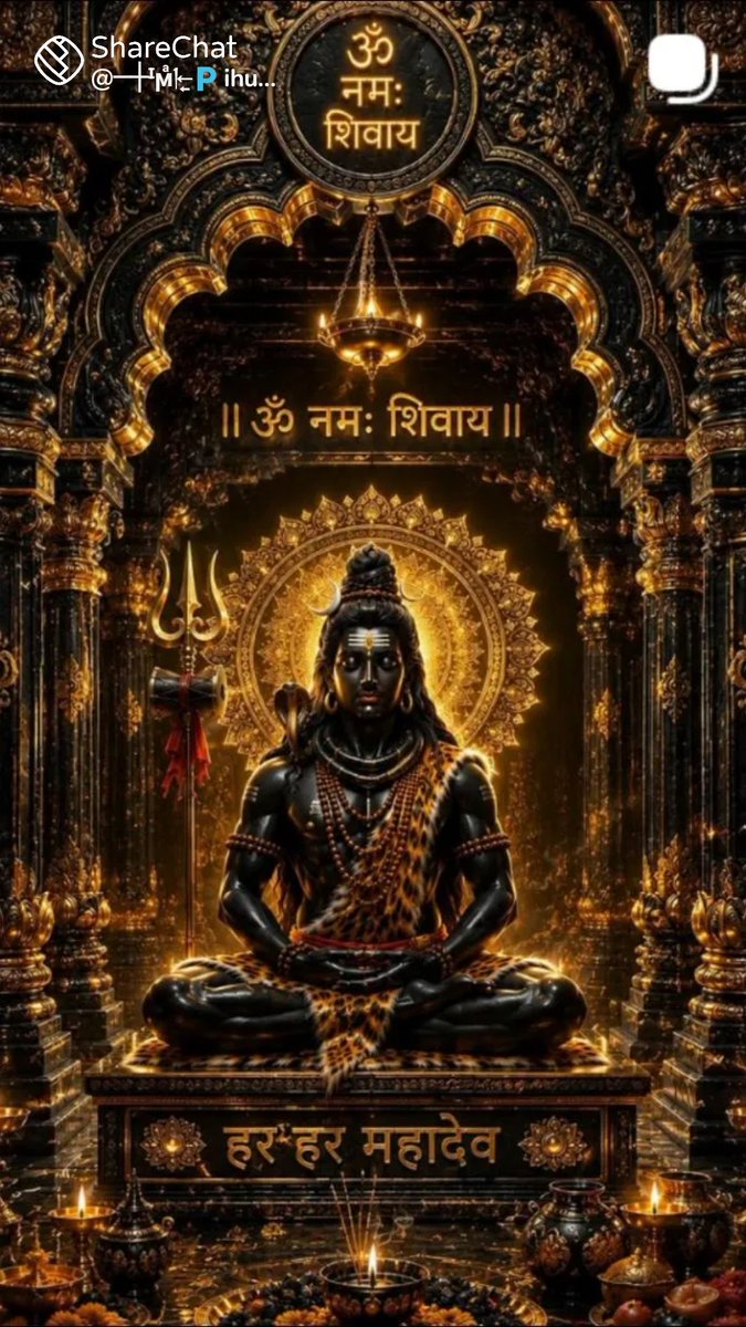 Mithles75627591's tweet photo. सुंदर सुमंगलमय शिवप्रभात 🙏 
ॐ नमः शिवाय हर हर महादेव 🙏 https://t.co/KZM4cddgFg