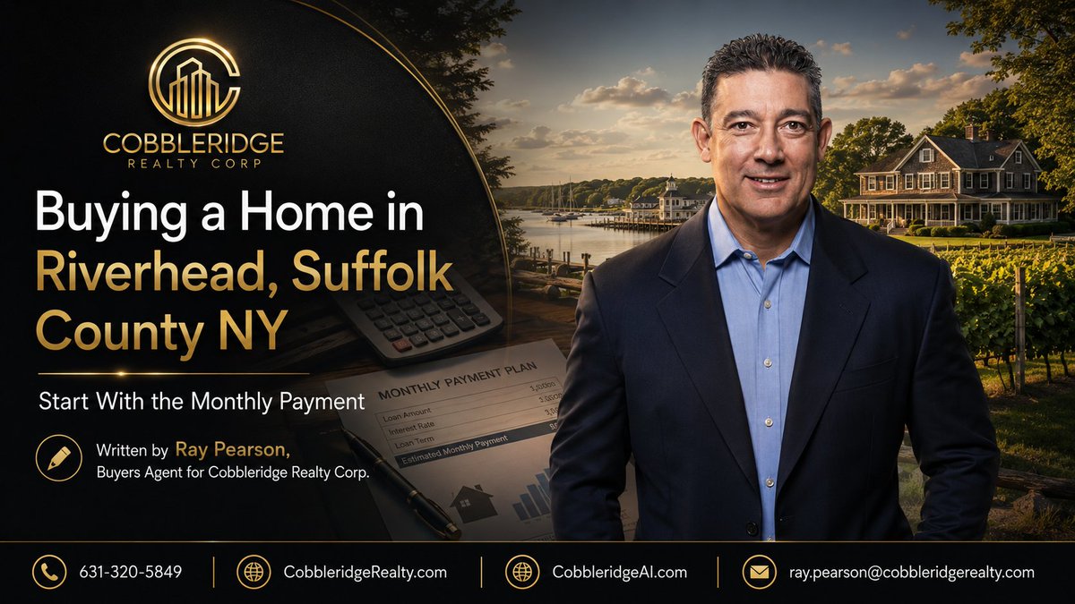 BuyersAgentLI's tweet photo. Riverhead buyers: every option carries differently.

Condos, 55+ homes, waterfront property, taxes, insurance, and HOA fees can change the payment. Know your number first.

Read the full blog here:
https://t.co/xFRpmbiF07 https://t.co/UENMbjsf8z