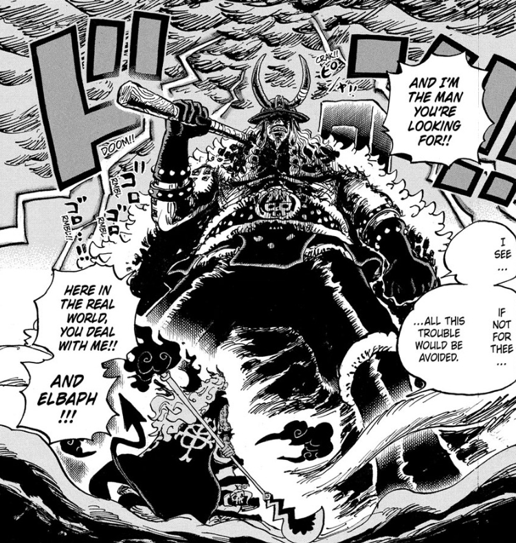 RomPieceG5's tweet photo. Big Mom wanted to marry Lola to Loki to gain access to the warriors of Elbaph, the ancient Gaileila band of destroyers &amp; Loki's might, who happens to be Nidhoggr and wields Ragnir. Elbaph truly is the strongest nation out there, it's only a matter of time!

Loki truly is HIM https://t.co/1yDWjbbPFg