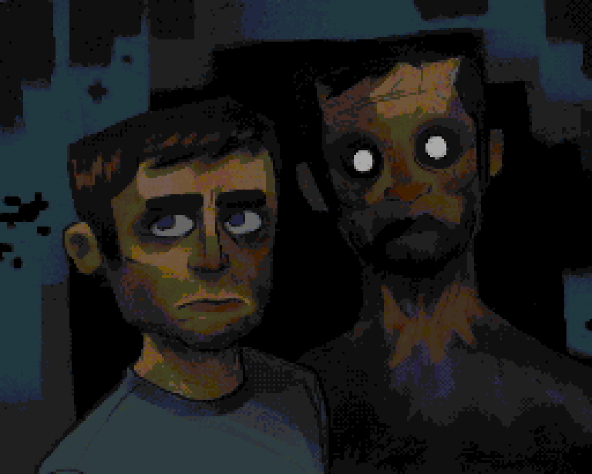 _aquamosh's tweet photo. At least Steve is not alone.

(made in Procreate/Aseprite) https://t.co/Iuv5iZBEPK