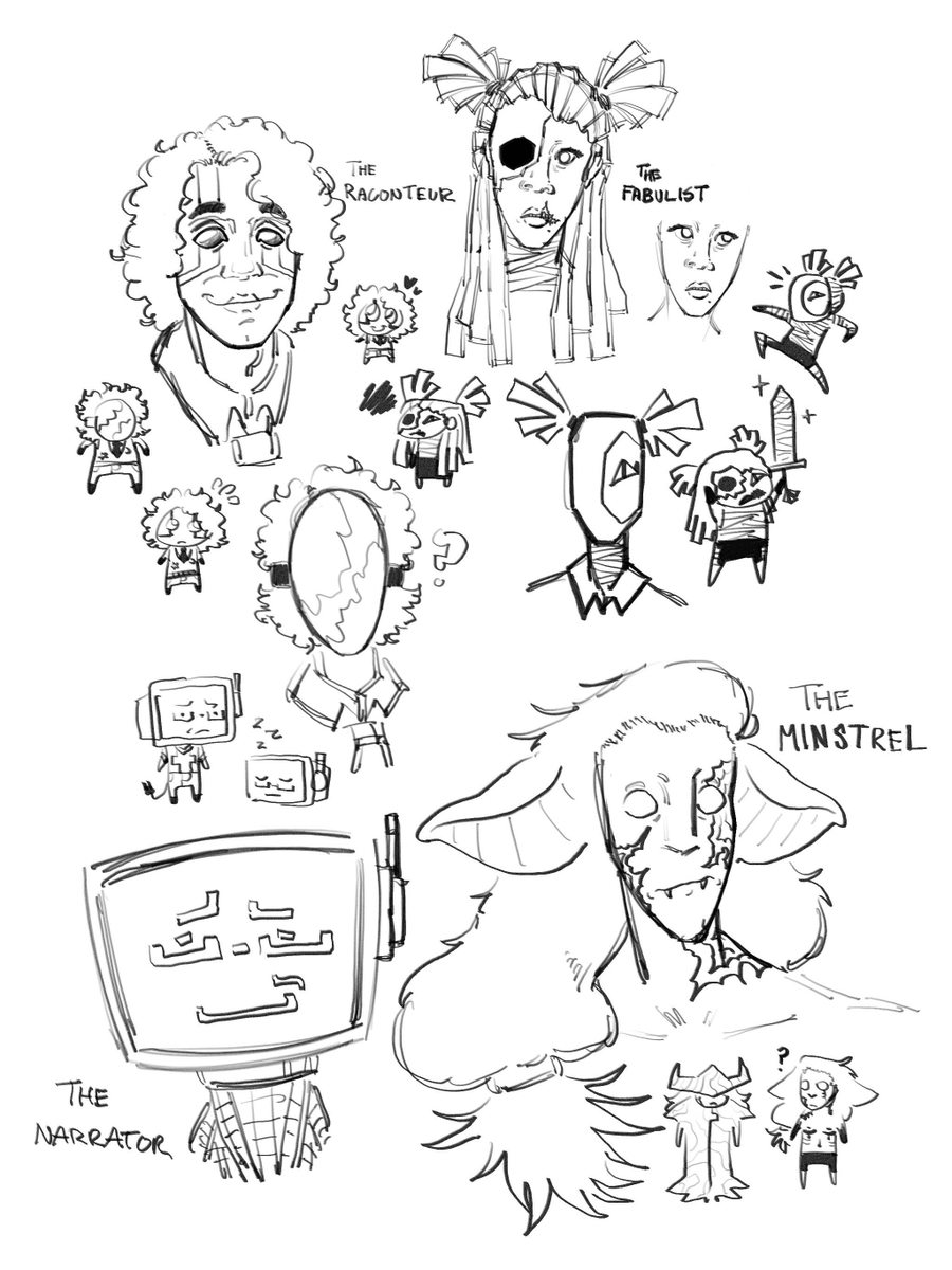 ISOLDECASANOVA's tweet photo. some recent OC doodles https://t.co/ZjdPVl0gwP