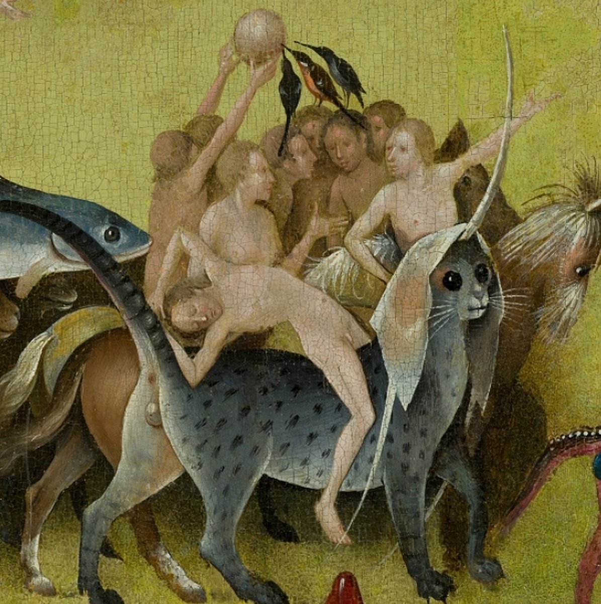 archaeologyart's tweet photo. Collection of creatures from paintings by Hieronymus Bosch. https://t.co/gTiOtbkfZS