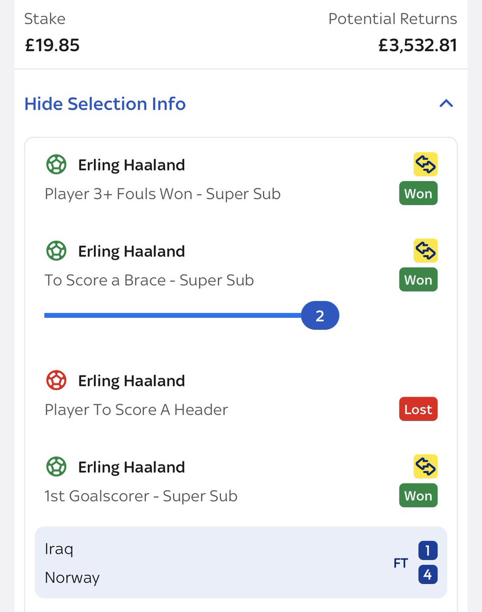 samstermax1's tweet photo. @SkyBet Haaland scored a header?? It was on target? https://t.co/C3nSPGU2rW