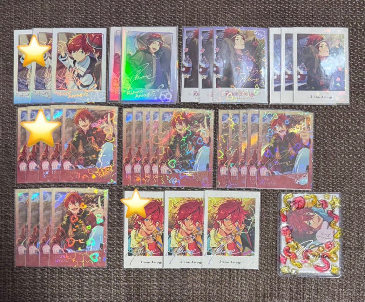 yupoyupo817's tweet photo. 《譲渡》 あんさんぶるスターズ あんスタ ぱしゃこれ ぱしゃっつ ポラロイド 中国 交換

【譲】 天城燐音

【求】 全て纏めて5400円
または各180円(90円)+送料

⭐️は無印同数お迎え

全て纏めて最優先
(全て纏めての場合送料こちら負担)

PayPay可

検索からもお待ちしております https://t.co/biJR1UV44o