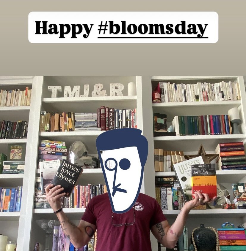 nr_wayne's tweet photo. Happy #Bloomsday to all who celebrate! I’m eager for a reread some day soon. https://t.co/J9cO52PjJS