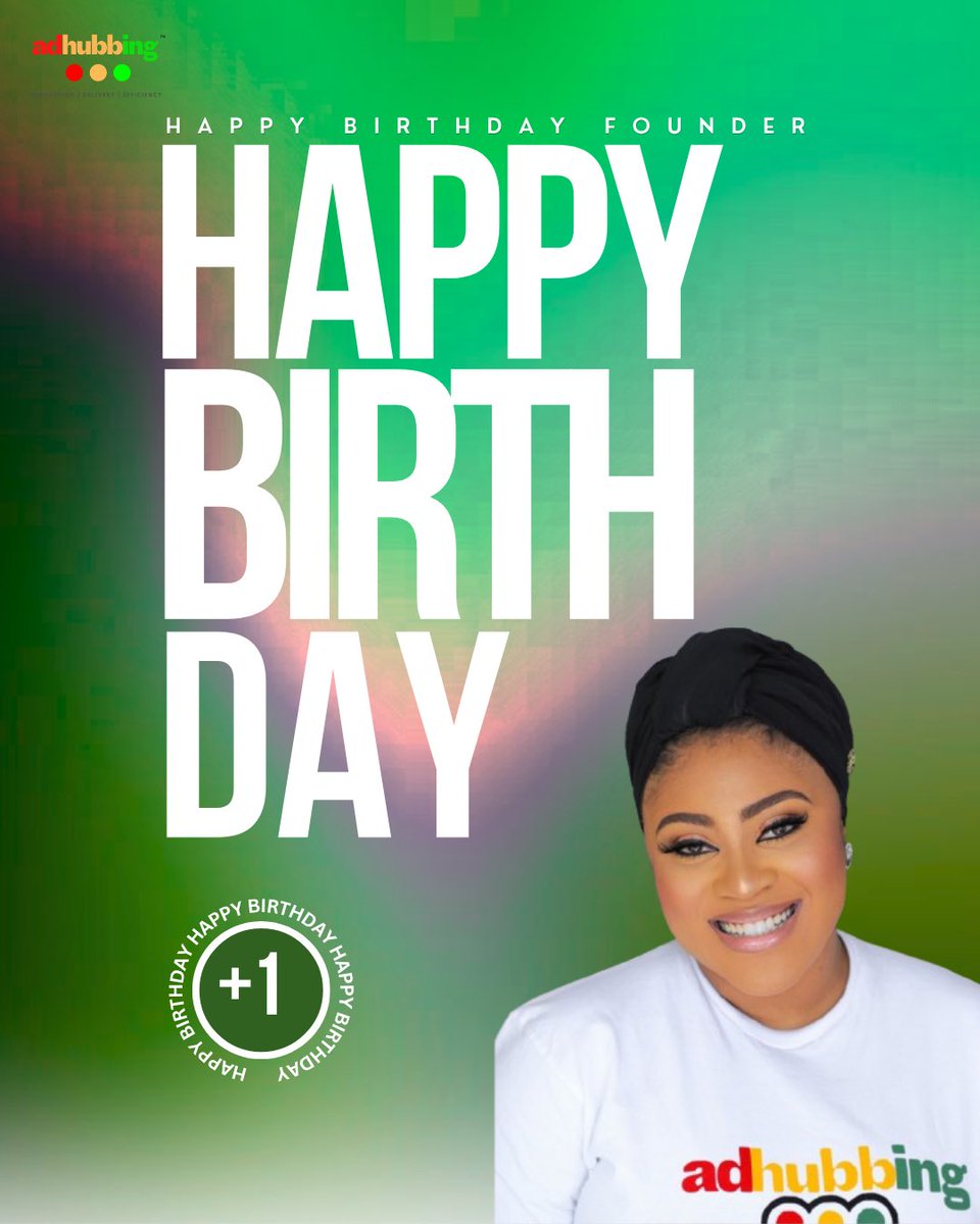 adhubbing_'s tweet photo. Happy Birthday to our amazing founder 🥳🎂
Today, we celebrate YOU. Praying for Allah's best blessings on your new year. 🤲🏽❤️

#HappyBirthday #BirthdayQueen #PrayForHer #FoundersDay  #BlessedBirthday #BossLady #Grateful https://t.co/gxeSKYZ5FL
