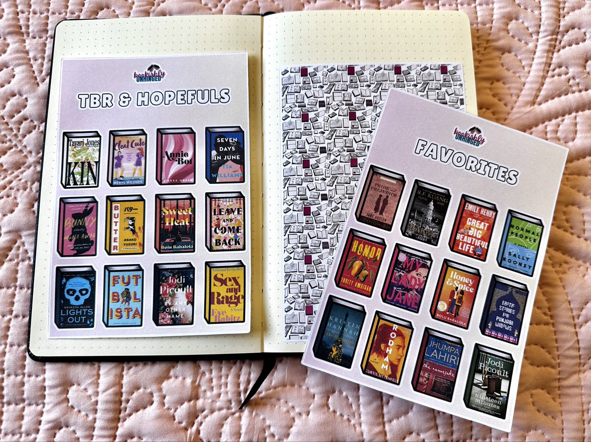 BookishUnhinged's tweet photo. Custom Book Collections! 
Mini Reading Icons!
Bookish Bingo!
Daily Monthly Yearly Tracker!

Just a few sneak peeks into the Bookish Journal Starter Kit!

Full details about items included in this kit as well as the Hudson Williams Book Club set will be posted on socials tonight! https://t.co/aKrDbw99Qc