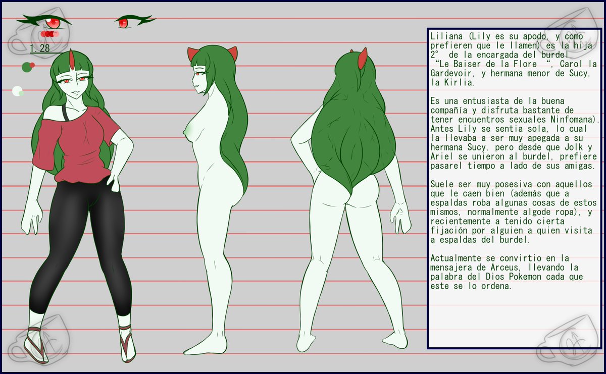 PokeZoneFur's tweet photo. Hace tiempo que quería volver a hacer fichas de personajes.

Y bueno, considerando en todo lo que e trabajo en Lily, por no no hacer la primera para esto.

Bien espero disfruten de esta hoja. 

Me faltan dos detalles mas, pero esas las pondre en otro momento. https://t.co/SHDJi5ljiq