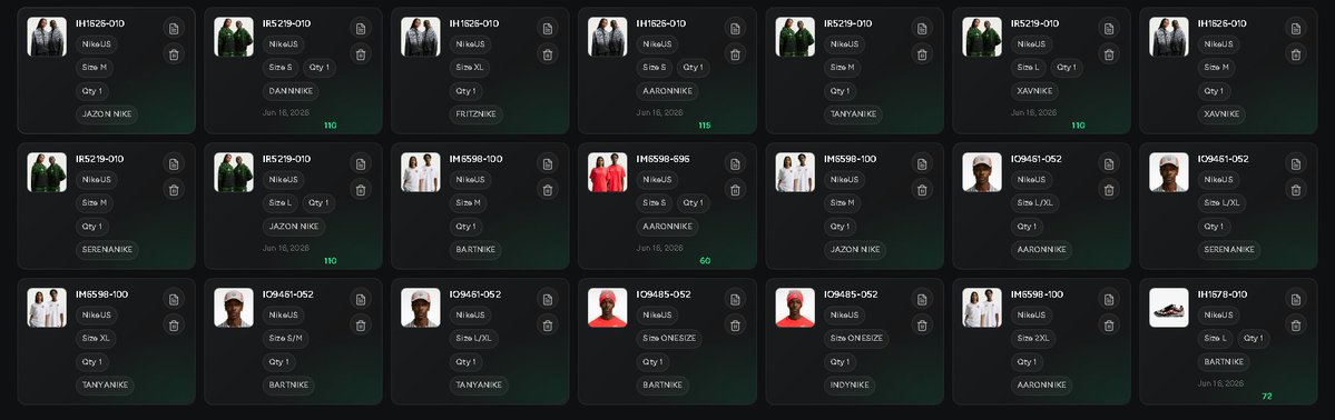 nsb_bot's tweet photo. 63 checkouts for @850heat. $6,800 spent on nikeus? ⚡ https://t.co/l1nHPYWmr8