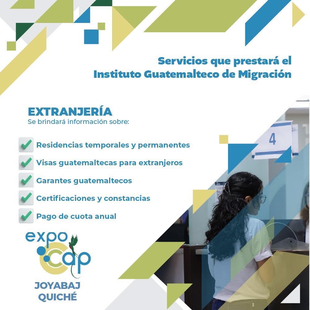 MigracionGuate's tweet photo. #ExpoCAP | El Consejo de Atención y Protección (CAP) te invita a la ExpoCAP en Quiché 🎉🇬🇹
Es una actividad dirigida a toda la familia 👨👩👧👦 donde encontrarás:
💼 Oportunidades laborales
🎓 Educación gratuita en todos los niveles
📚 Becas, talleres y capacitaciones https://t.co/hWdnlUqB6u