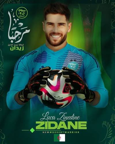 hashamsarwar's tweet photo. Luca Zidane, son of Zinedine Zidane who got his Algerian Citizenship through his paternal grandparents is representing Algeria as goalkeeper against @TeamMessi https://t.co/UgDCMT0evy