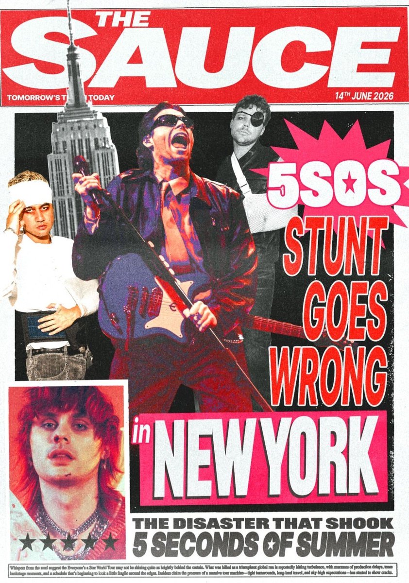 UD5SOSARG's tweet photo. ────────── ⋆⋅☆⋅⋆ ──────────
Recap del Everyone's A Star World Tour
En Nueva York (Night 2) [14/06/26]
#MSGIsAStar #EASMSG #NewYorkIsAStar #EASNewYork #EASTour #EveryonesAStarWorldTour https://t.co/bvUyDoj3SF
