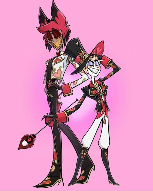 decoradoomed's tweet photo. spindlehorse really needs to stop feeling me matching alastor and lucifer merch

because every single time my radioapple pilled brain goes haywire and im sure people are getting sick of me

but it just KEEPS HAPPENING https://t.co/3JEiho49ut